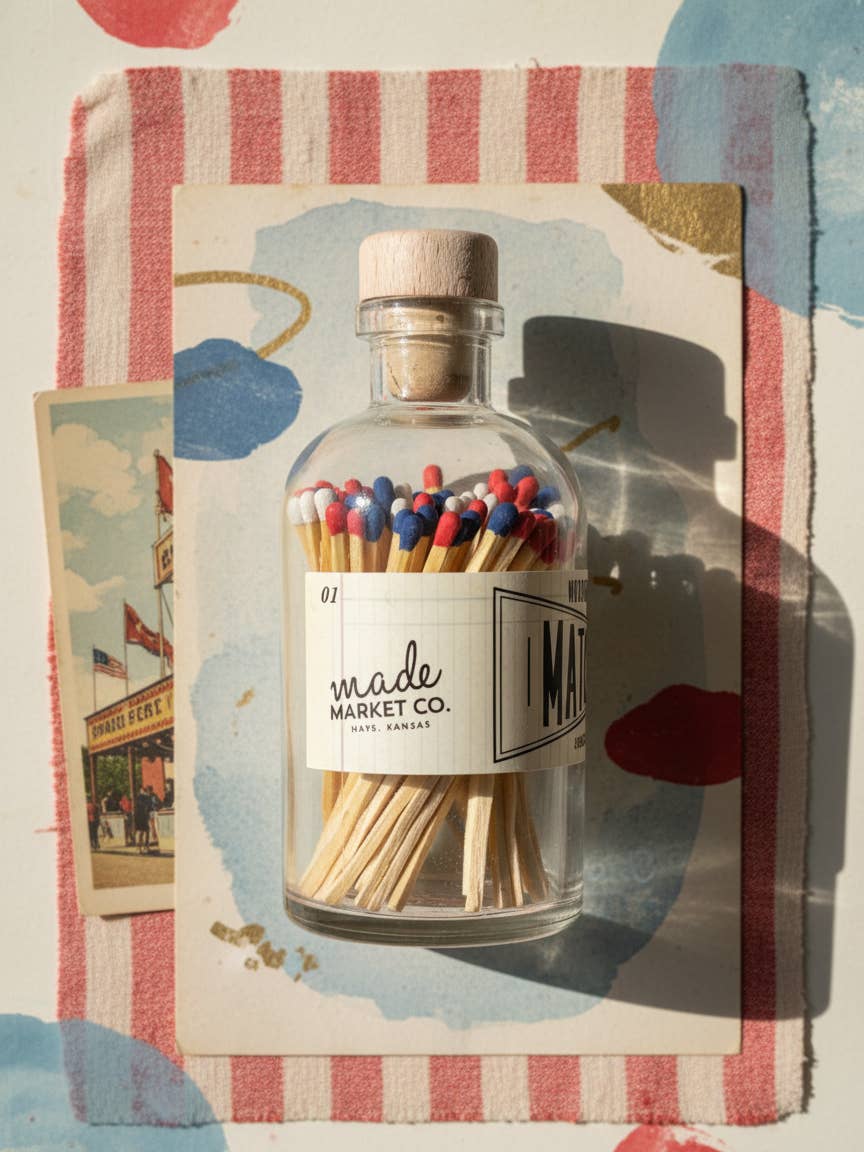 Made Market Co. - Vintage Apothecary USA Matches America 250 Celebration