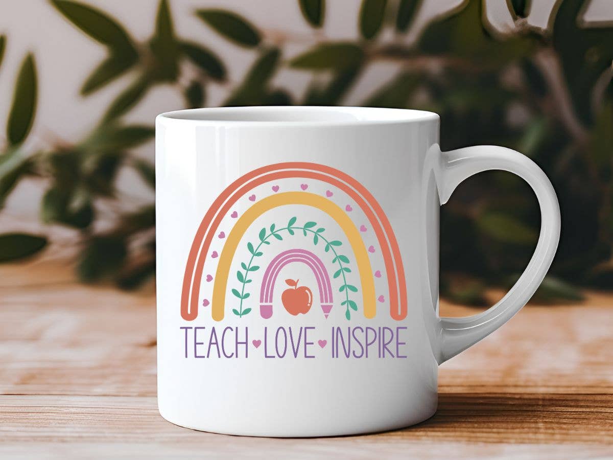 Teach Love Inspire 11 oz Coffee Mug