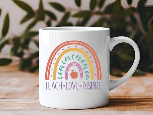 Teach Love Inspire 11 oz Coffee Mug