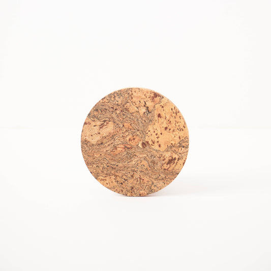 Natural Cork Coasters | Round | Set of 4
