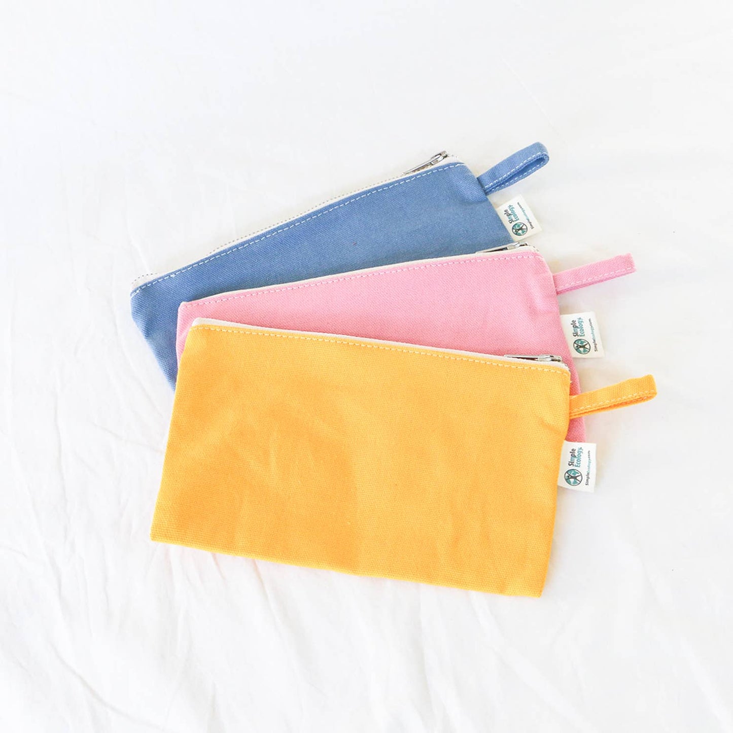 Organic Cotton Zipper Pouch - Simple Ecology
