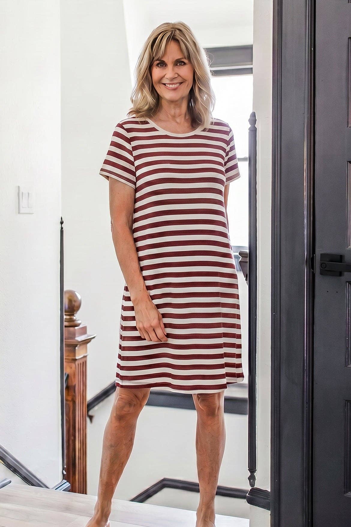 YALA - PENELOPE CAP SLEEVE OVERSIZED BAMBOO NIGHTSHIRT