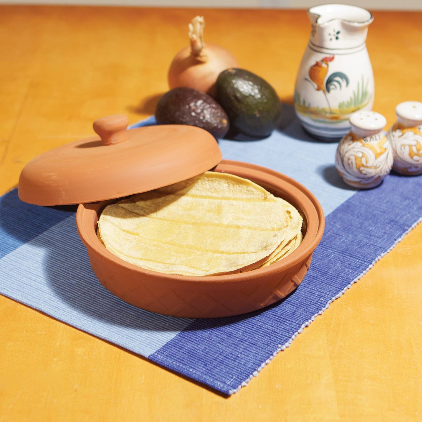 Fox Run Brands - Fox Run Terra Cotta Tortilla Warmer, 8.5" x 4.25"