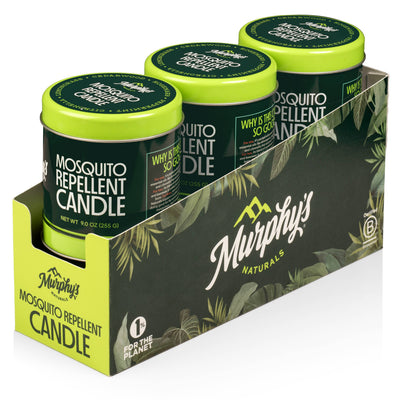 Murphy's Naturals - Mosquito Repellent Candle (9oz) - Display of 6