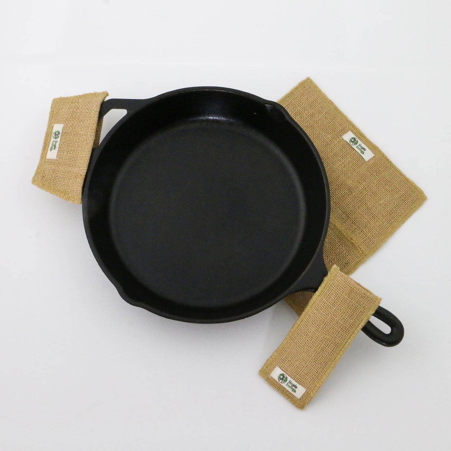 Simple Ecology - Upcycled Jute Potholders - Simple Ecology