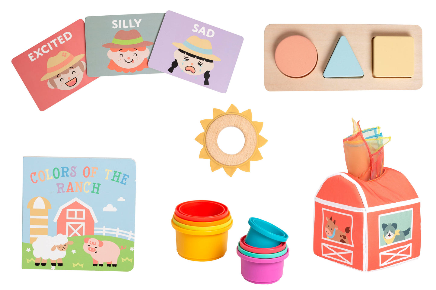Pearhead - 6-12 Months Learning Kit, Montessori Developmental Toys