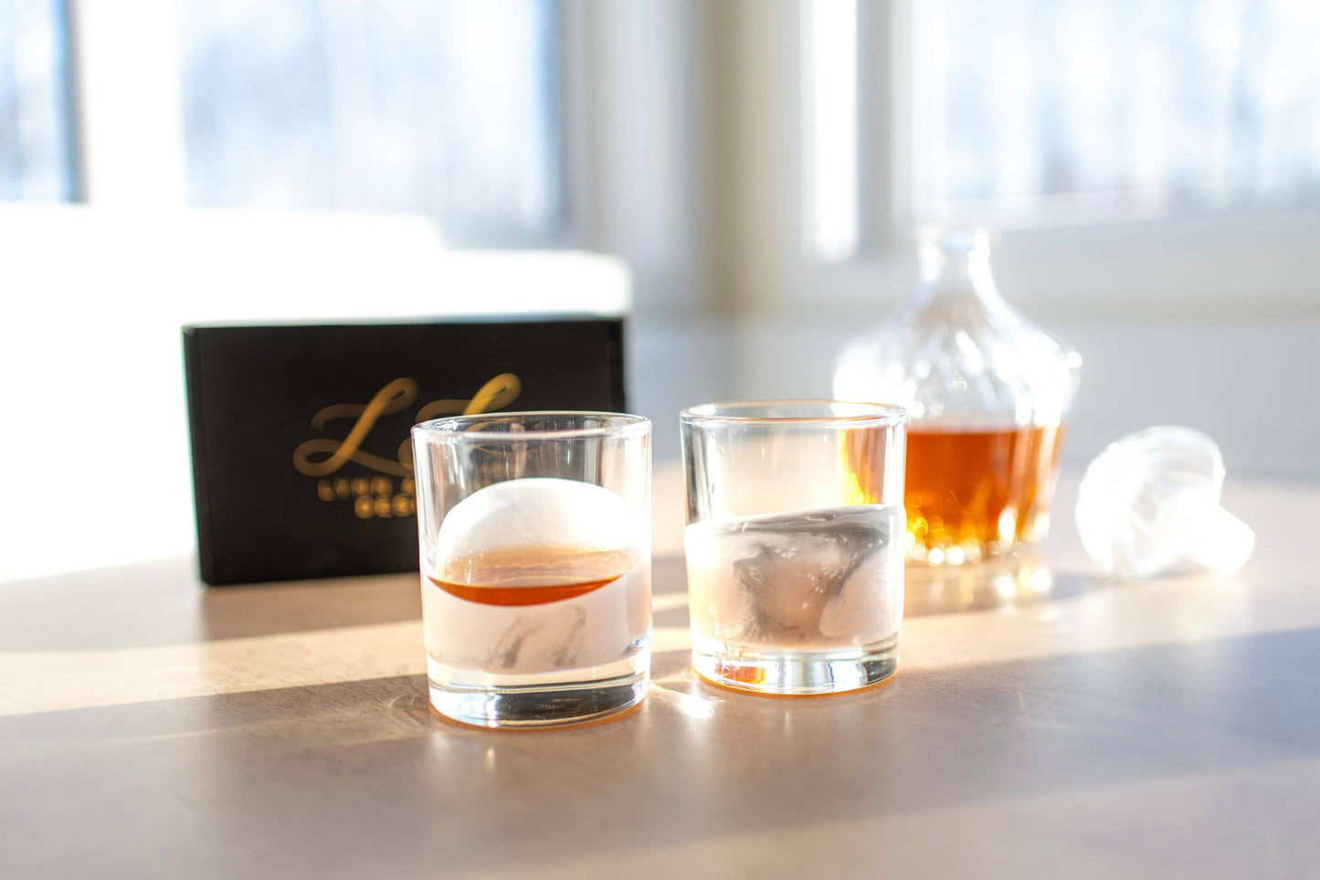 Resin Accented Whisky Glasses-Price is per glass -NO TARIFFS