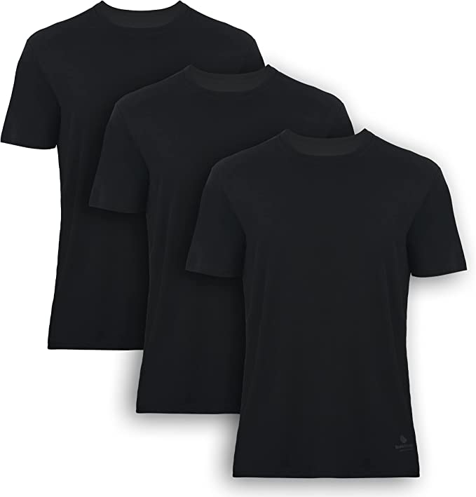 Bambooven - Men's Bamboo Crew Neck Undershirts (3-Pack)