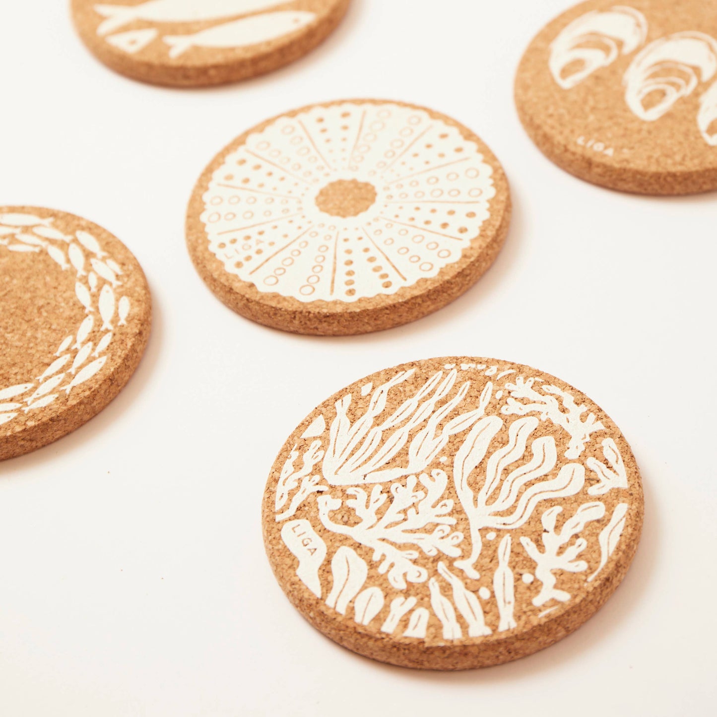 Cork Coaster | Seaweed S/4
