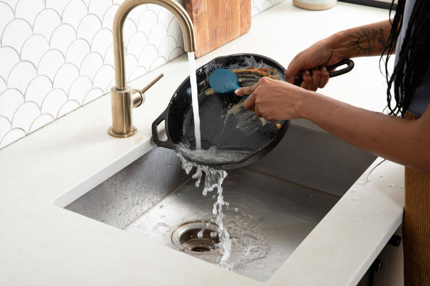 Full Circle Home - Clean Ocean - Heavy-Duty Dish Brush