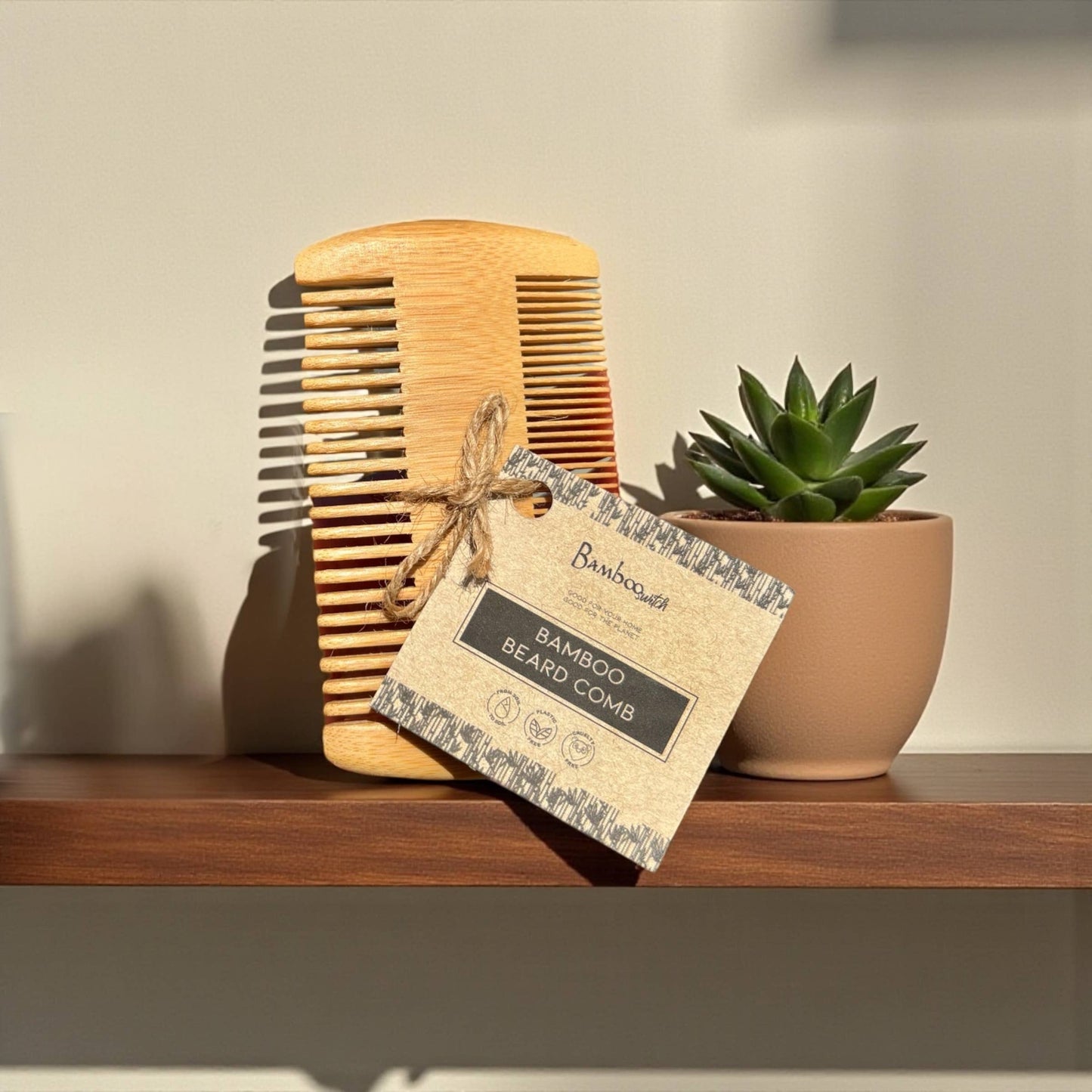 Bamboo Beard Comb | Earth Day Bestseller