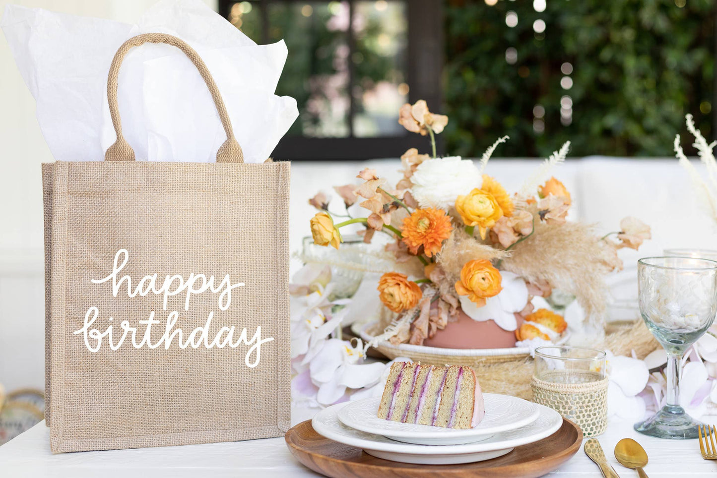 Reusable Gift Tote - Happy Birthday