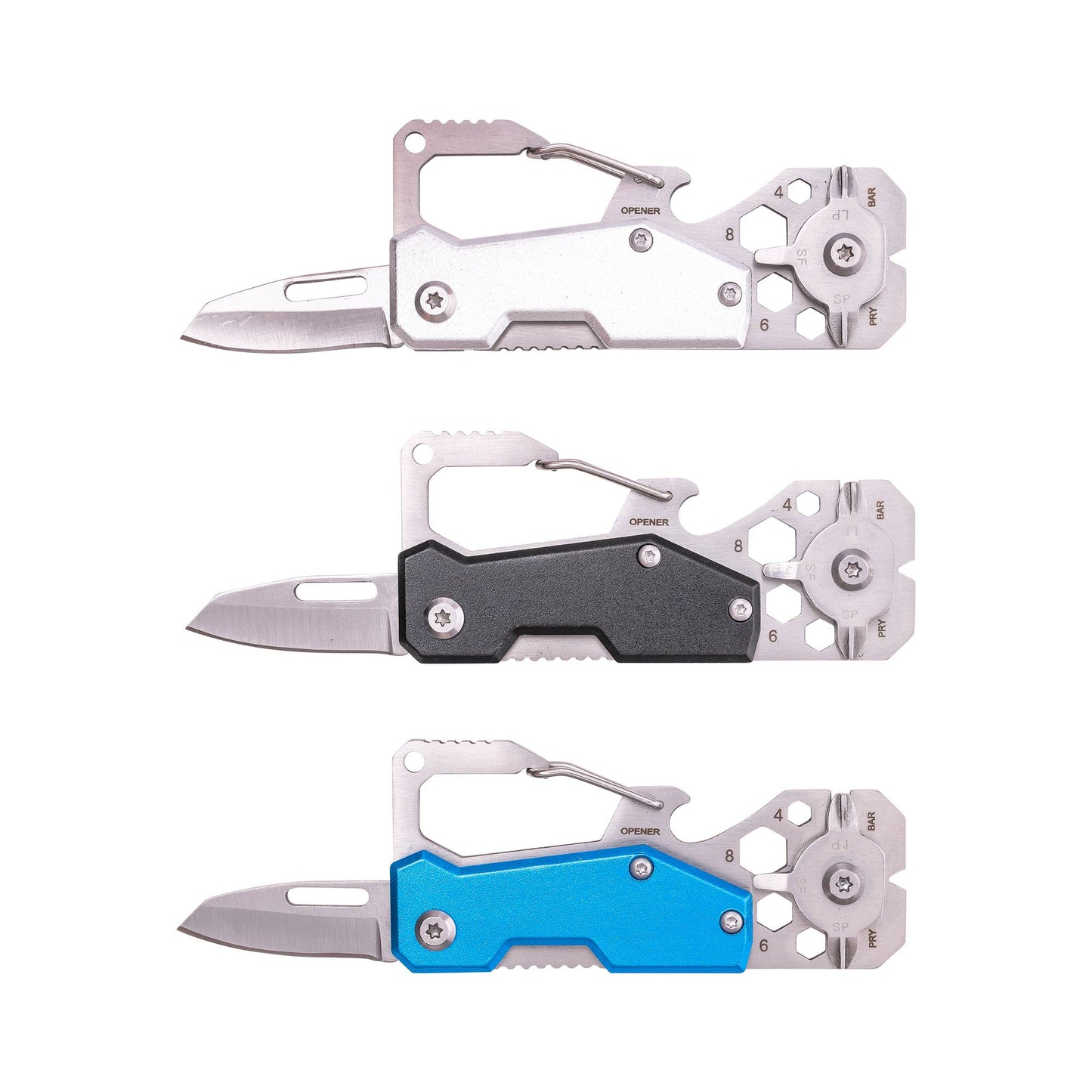 Stainless Multi-Tool Carabiner | Clip-On EDC Gear Tool