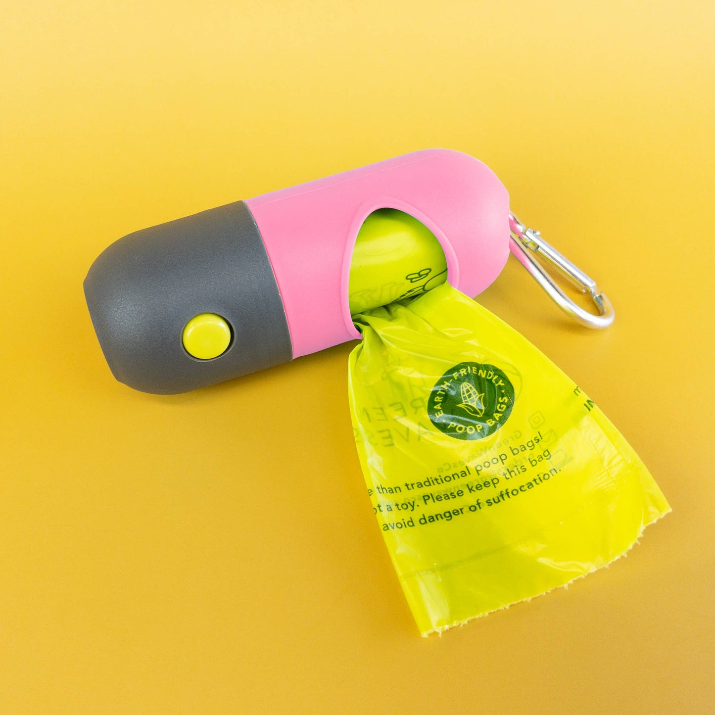 Green Waves Co. - Poop Bag Dispenser with LED Flashlight