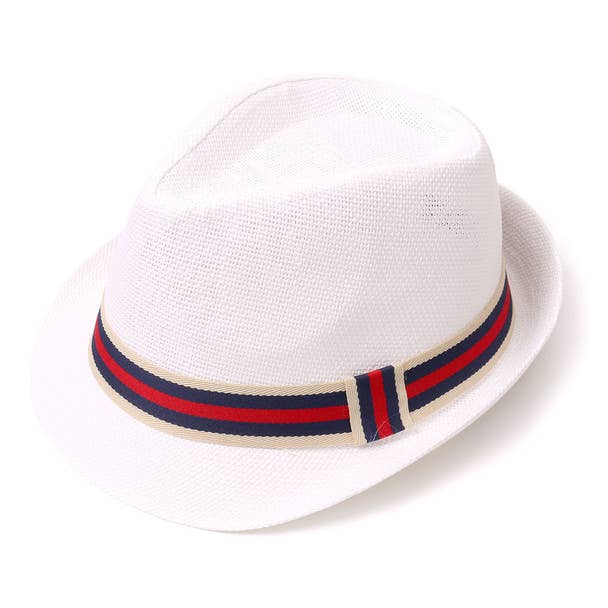 Men's Fedora Hat with Striped band