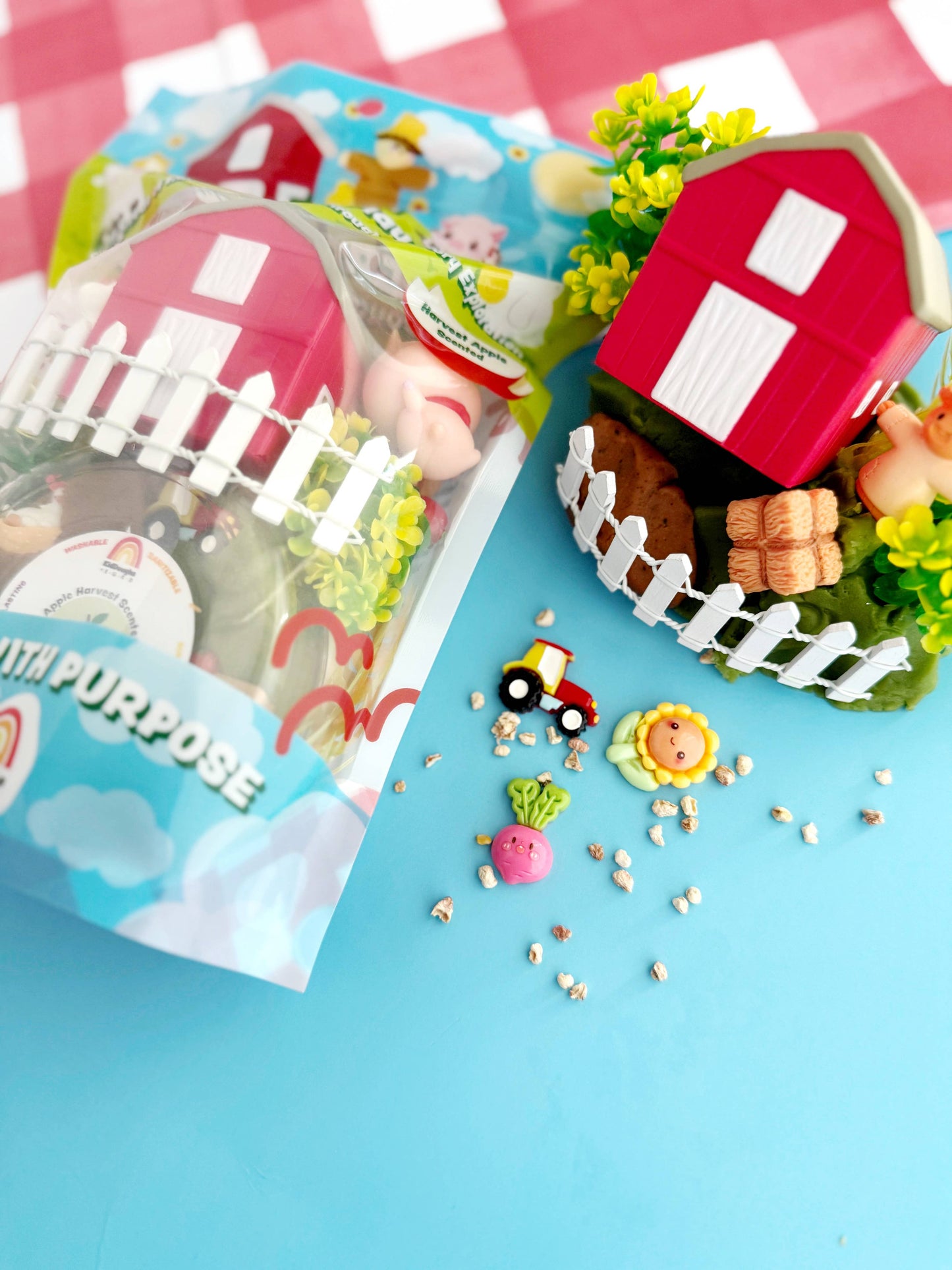 Earth Grown KidDoughs (KidDoughs by EGKD) - Farm KidDough Play Kit