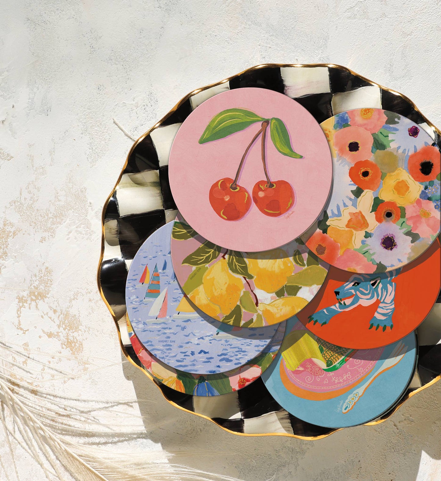 Sweetest Cherries Seedlings Coaster