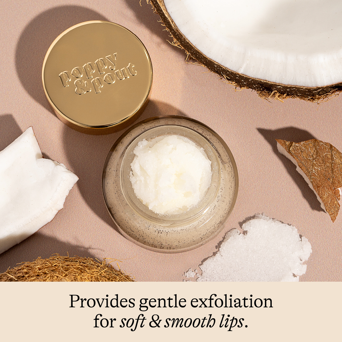 Poppy & Pout - Lip Scrub, Island Coconut