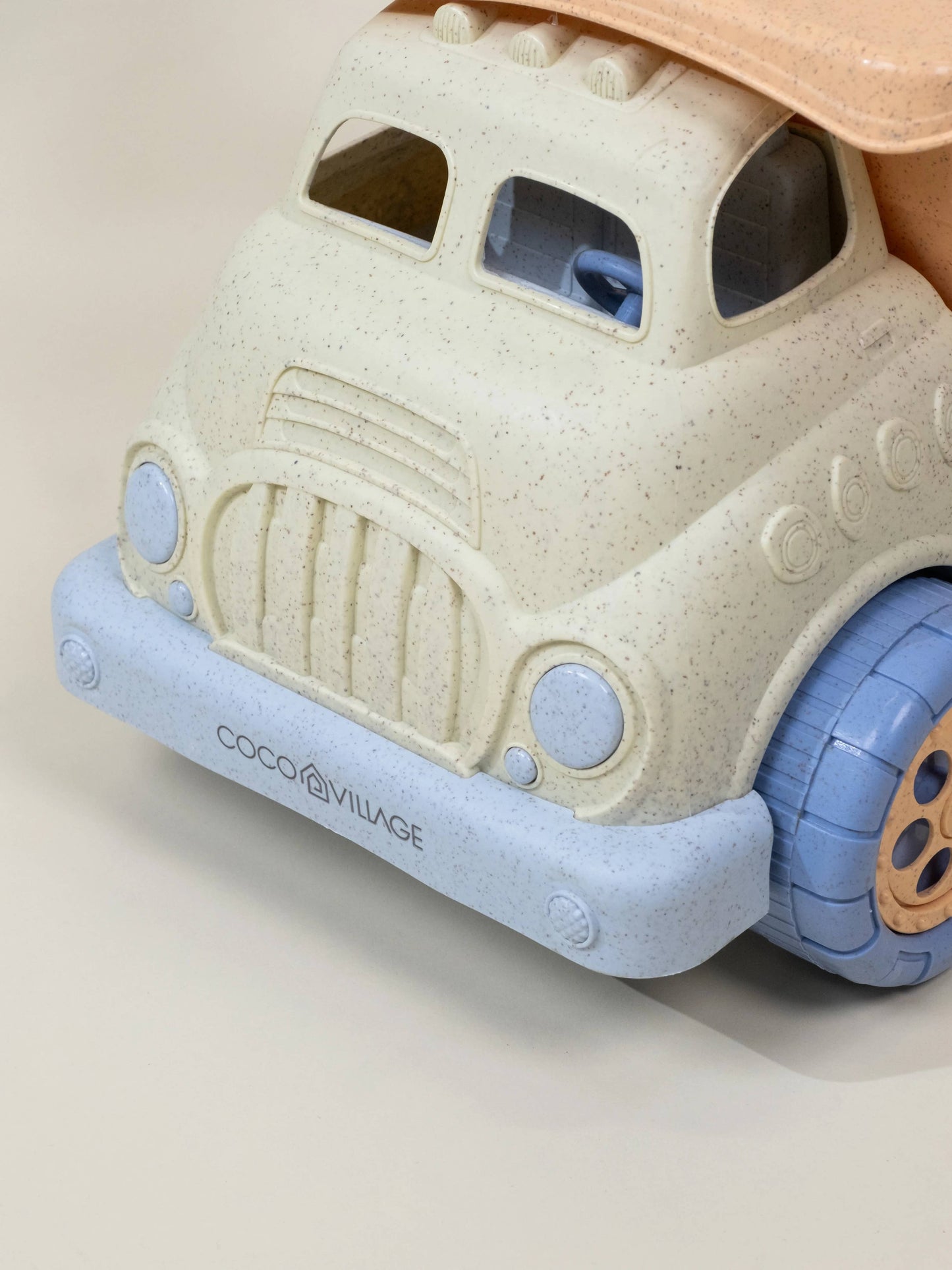 Coco Village - Oversized 5-Piece Wheat Straw Sand Toy Set – Dump Truck & Accessories