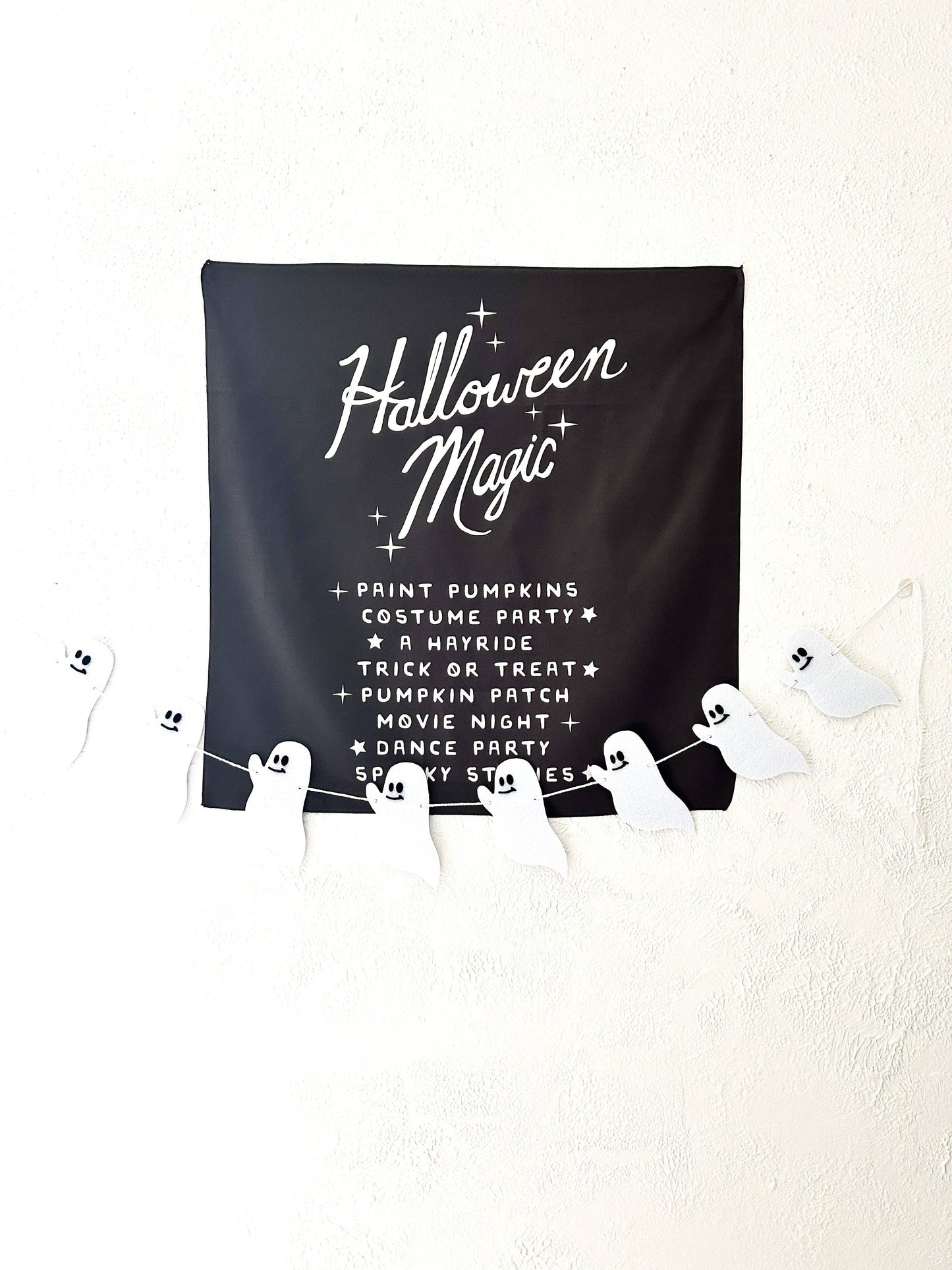 Ghosts Felt Garland