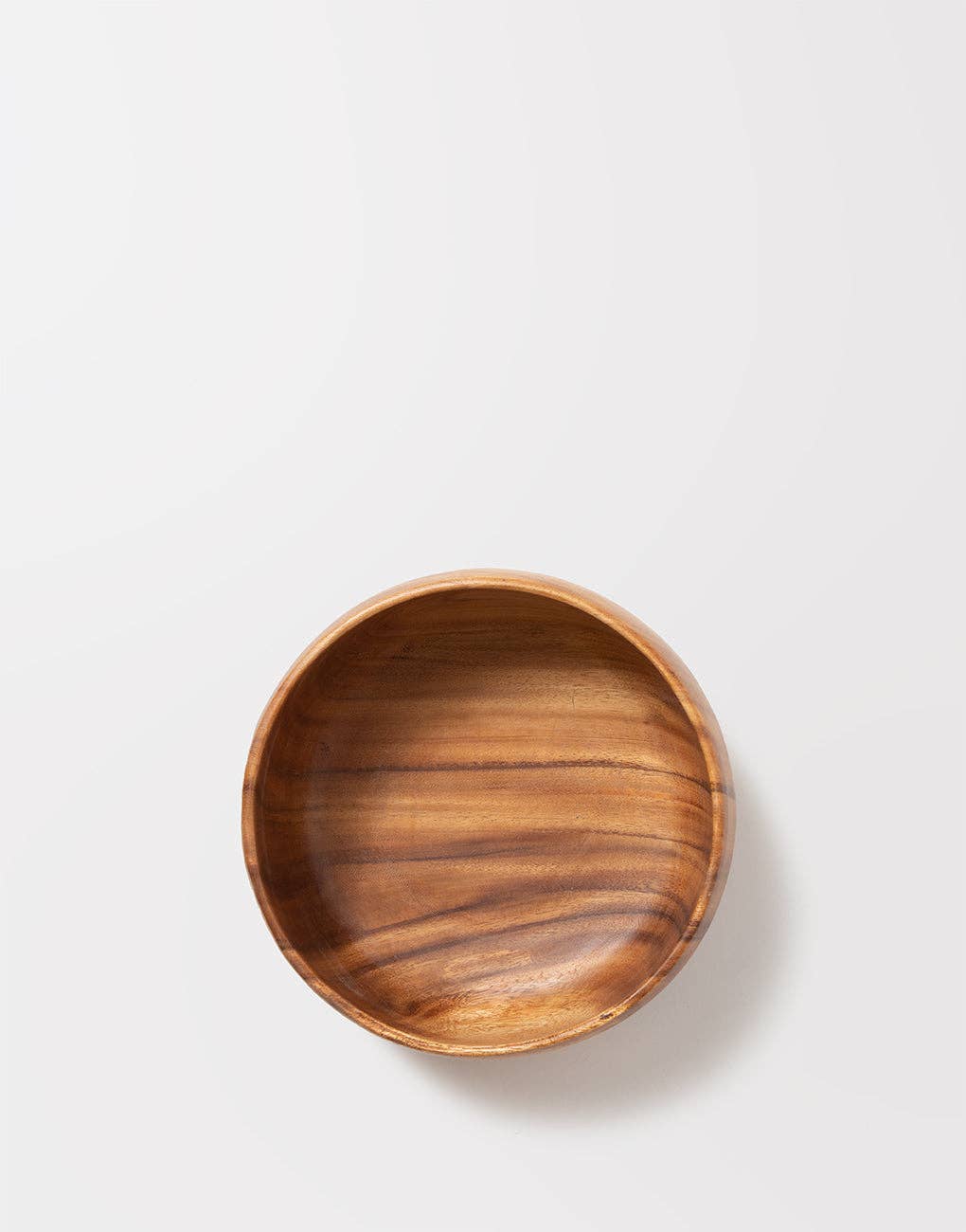 Acacia Wood Rounded Salad Bowl