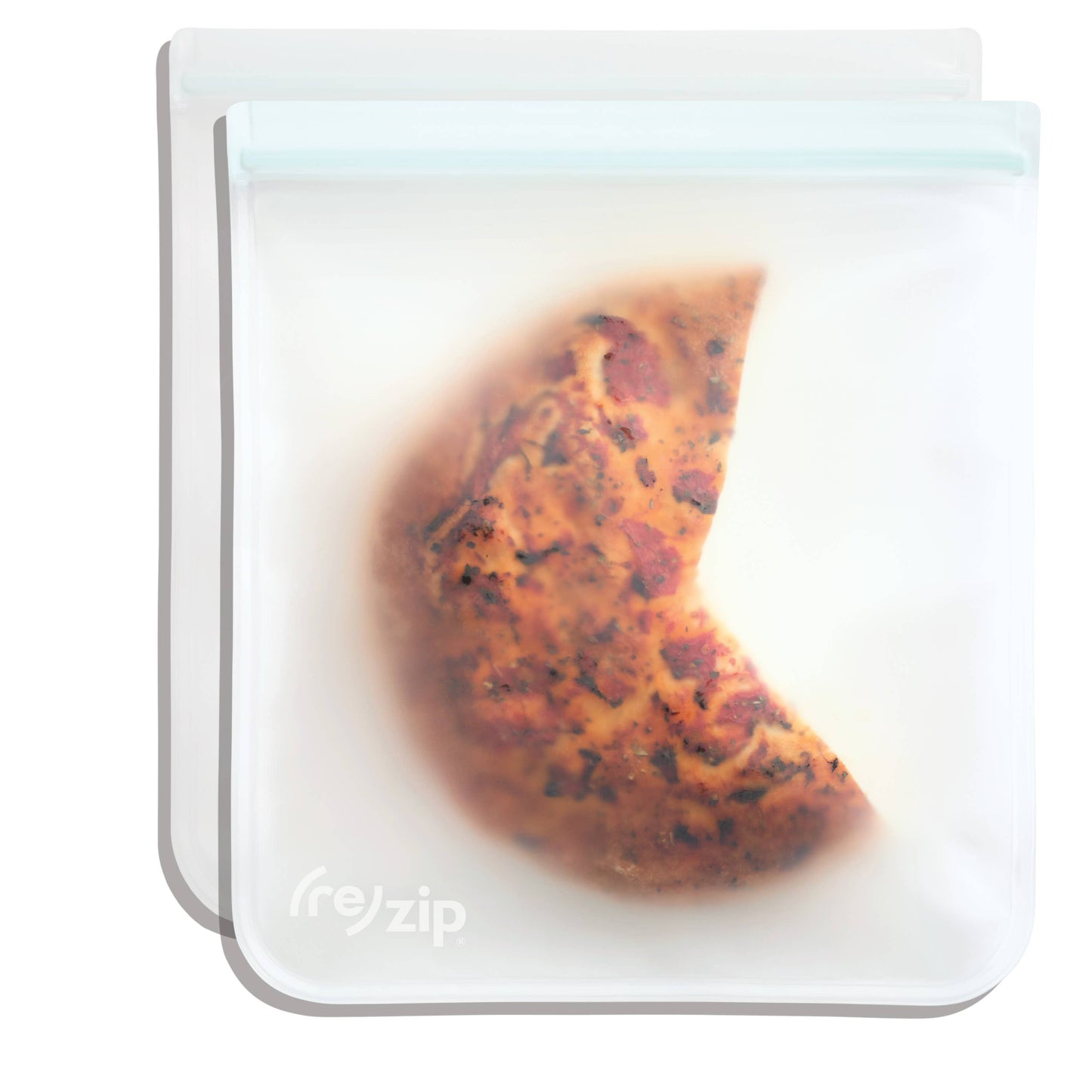Reusable Flat Gallon Storage Bags - Clear - 2 Pack