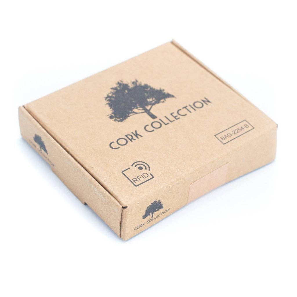 Meninas Bonitas Cork - Brown Cork Men's Wallet with Box Packaging BAG-2254