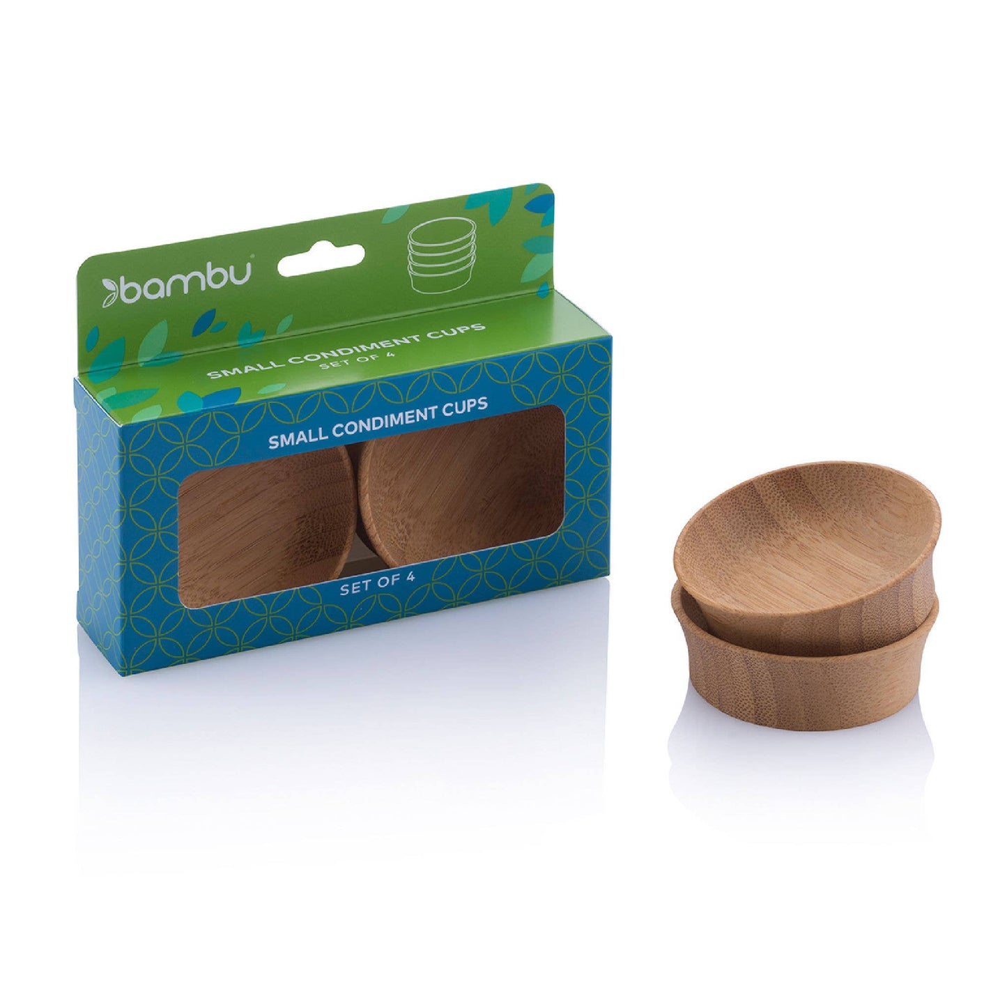 Bamboo Condiment Cup - Boxed Set of 4