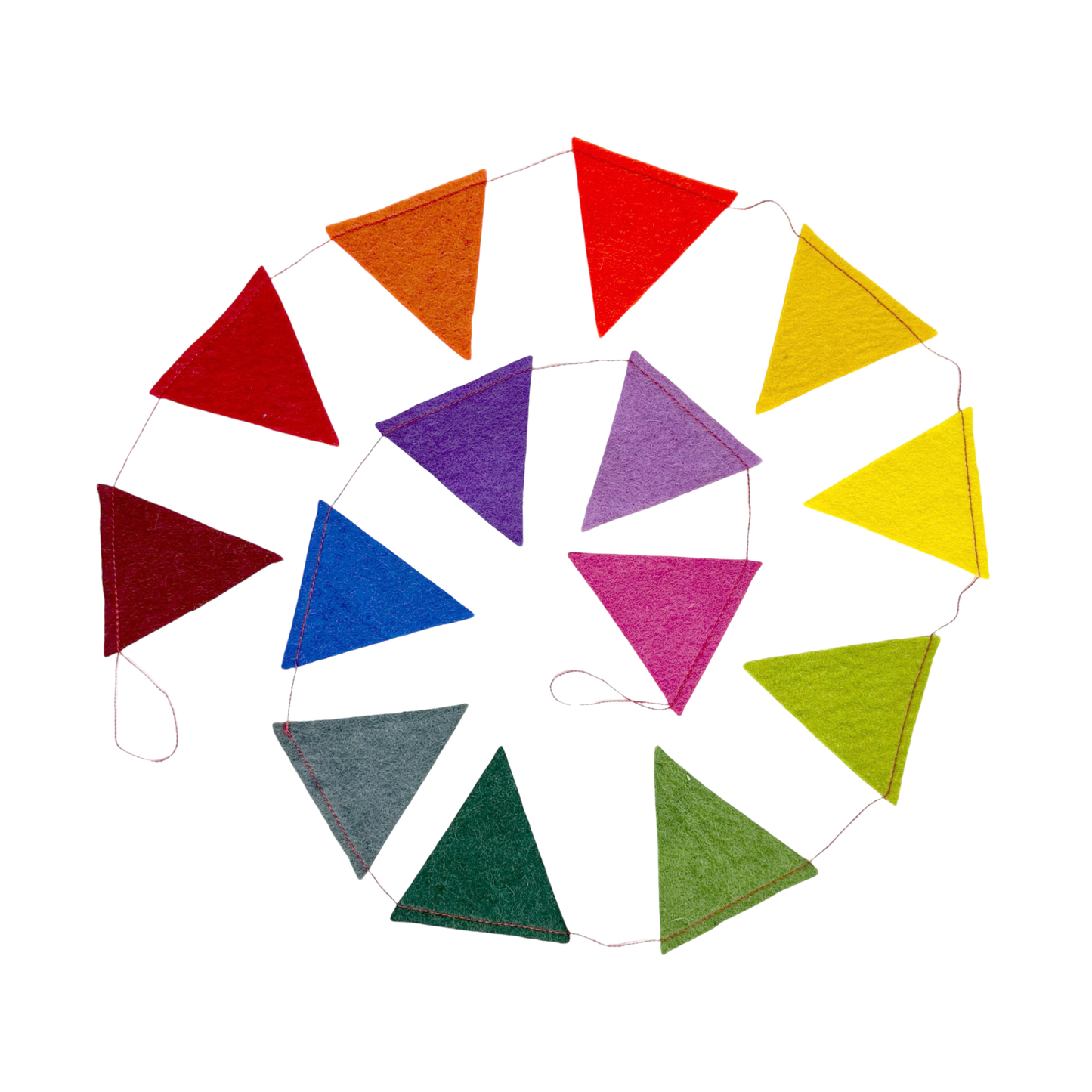Rainbow Felt Bunting