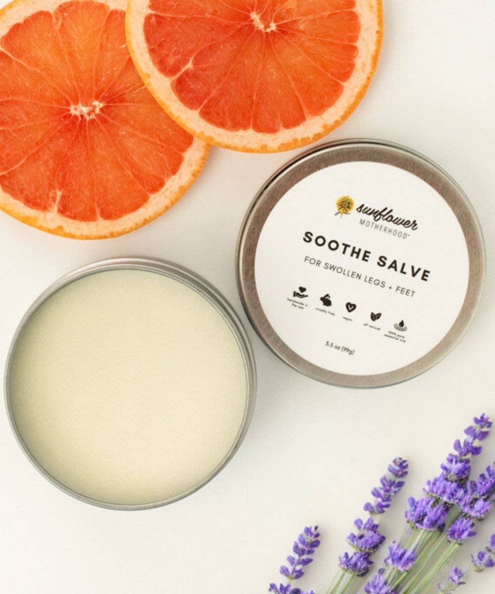 Sunflower Motherhood - Soothe Salve for Swollen Legs + Feet For Pregnant Moms
