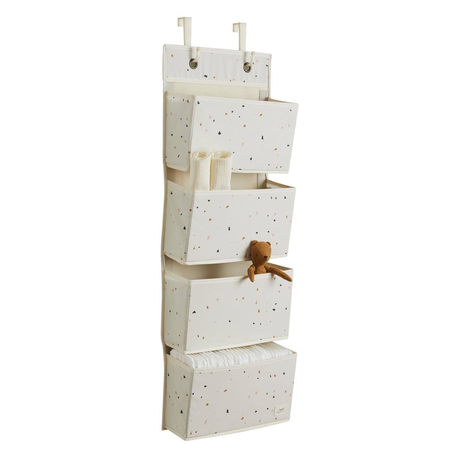 Recycled Fabric Over the Door Organizer for Nursery