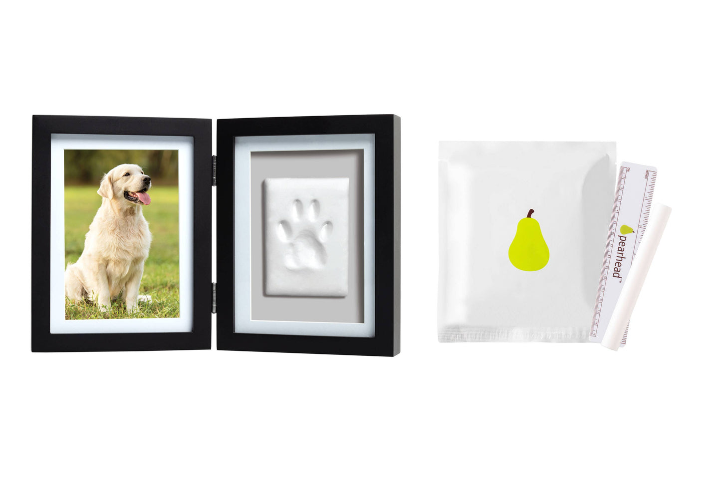 Pearhead - Pawprints Keepsake Photo Frame & Clay Impression Kit