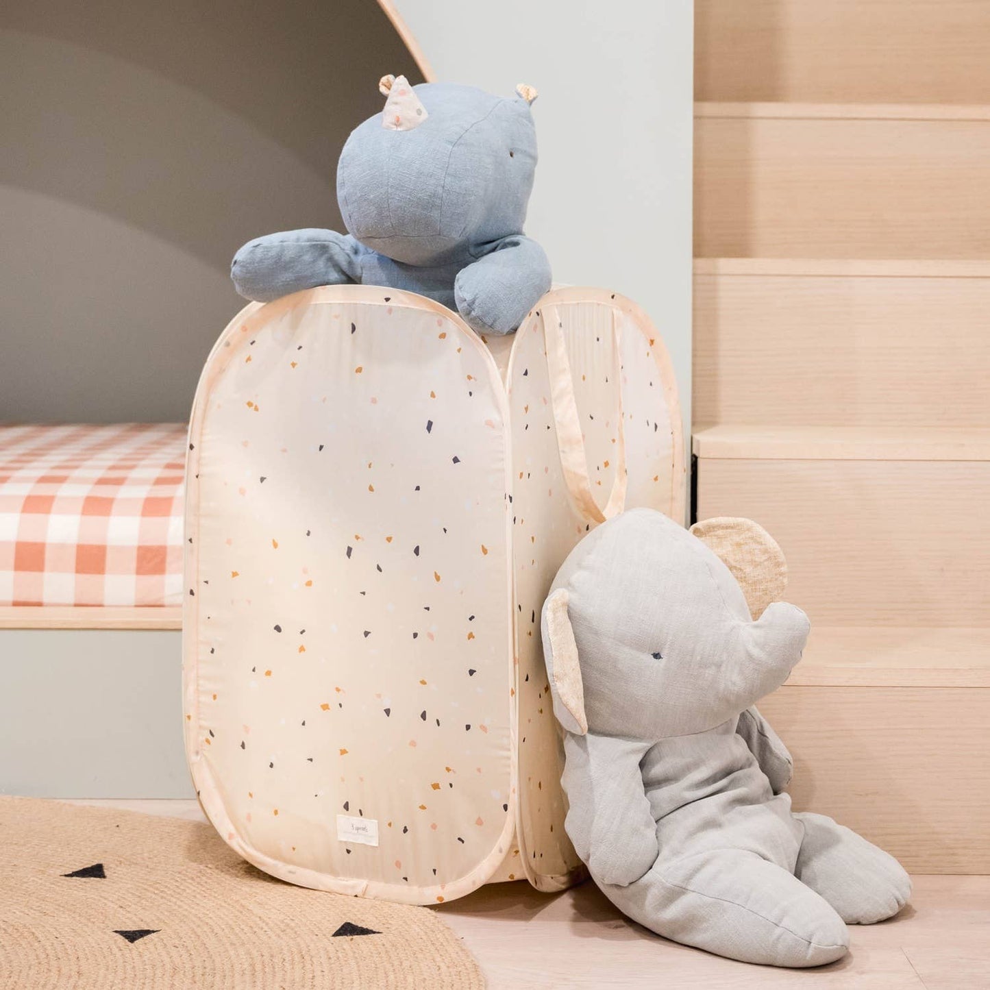 Baby & Kids Recycled Fabric Pop-up Laundry Hamper