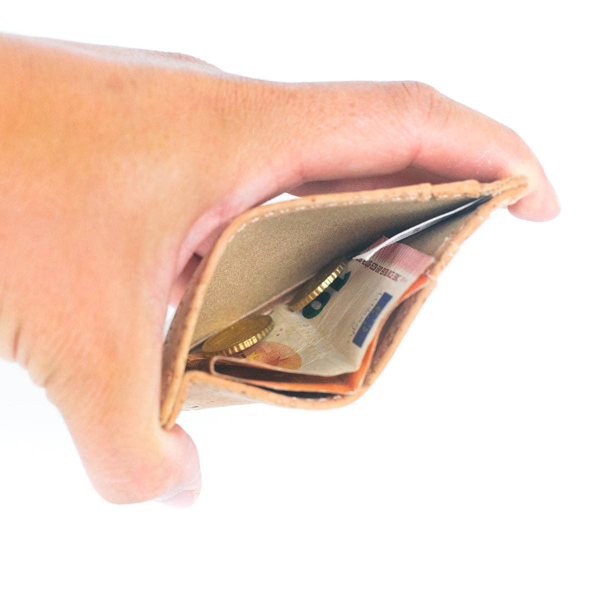 Men's RFID-Blocking Cork Card slim Wallets BAG-2275