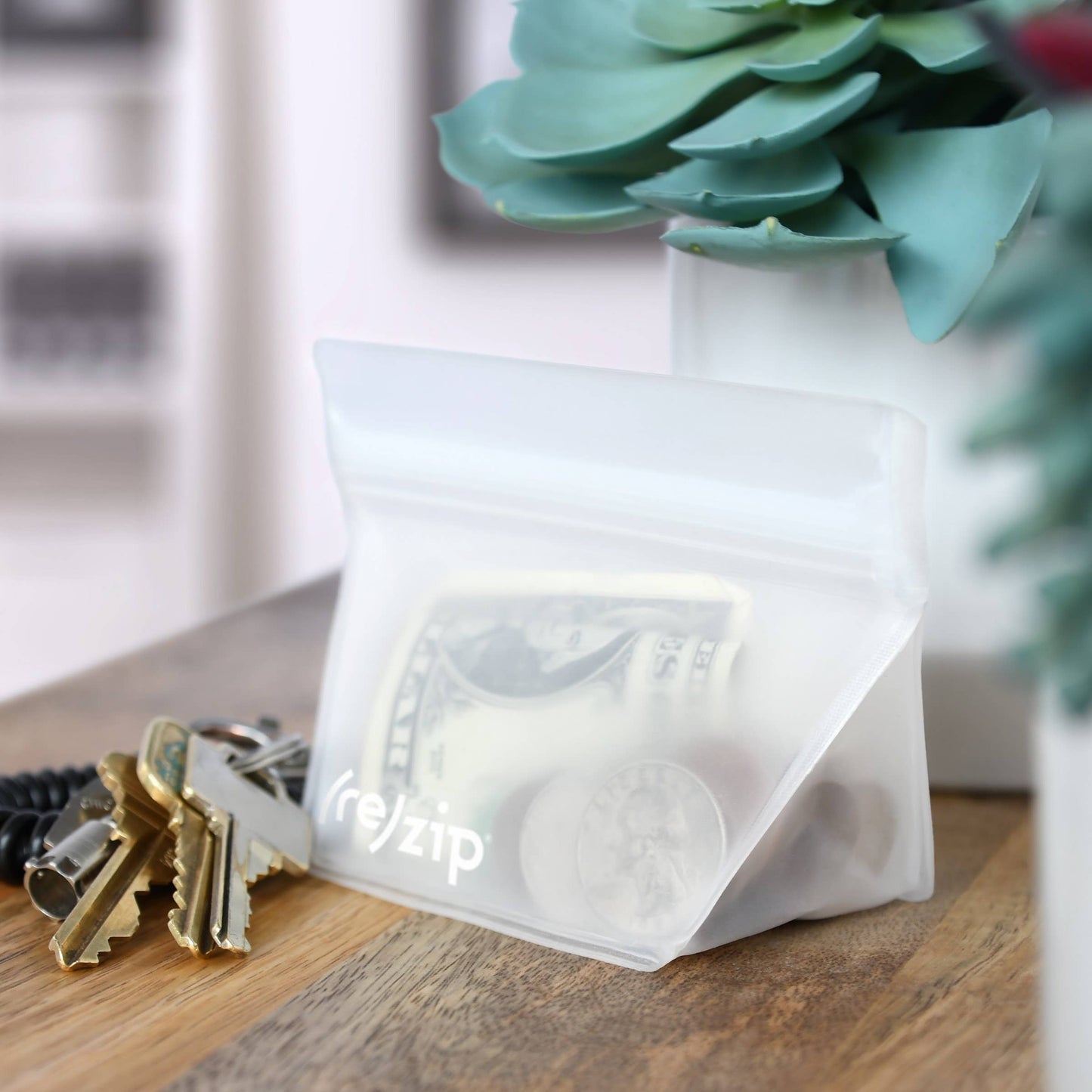 Reusable Stand-Up Storage Bag - Clear - Mini