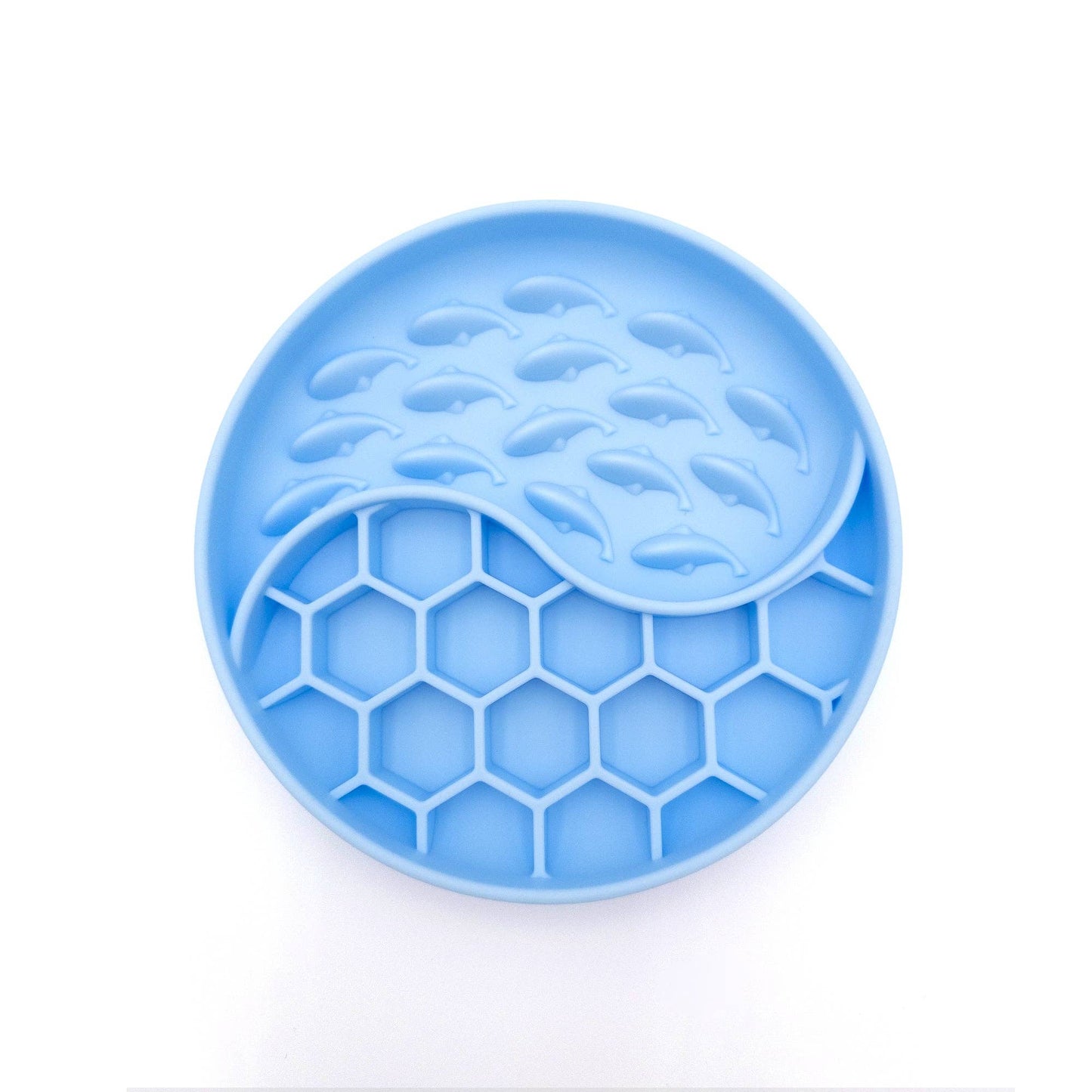 Green Waves Co. - Slow Feeder Dog Bowl with Suction Base