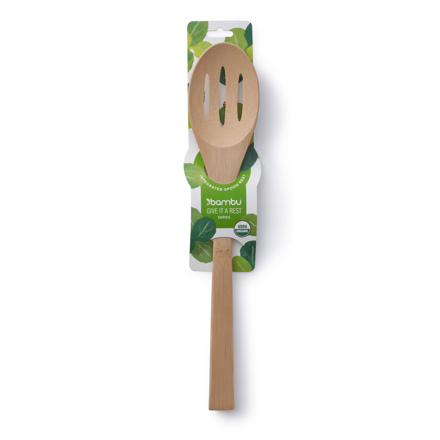 bambu® - 'Give It a Rest' Bamboo Slotted Spoon