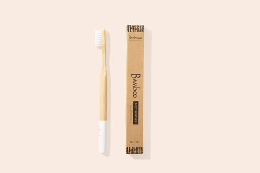Bamboo Switch - Bamboo Adult Toothbrush | White | Dental Bestseller