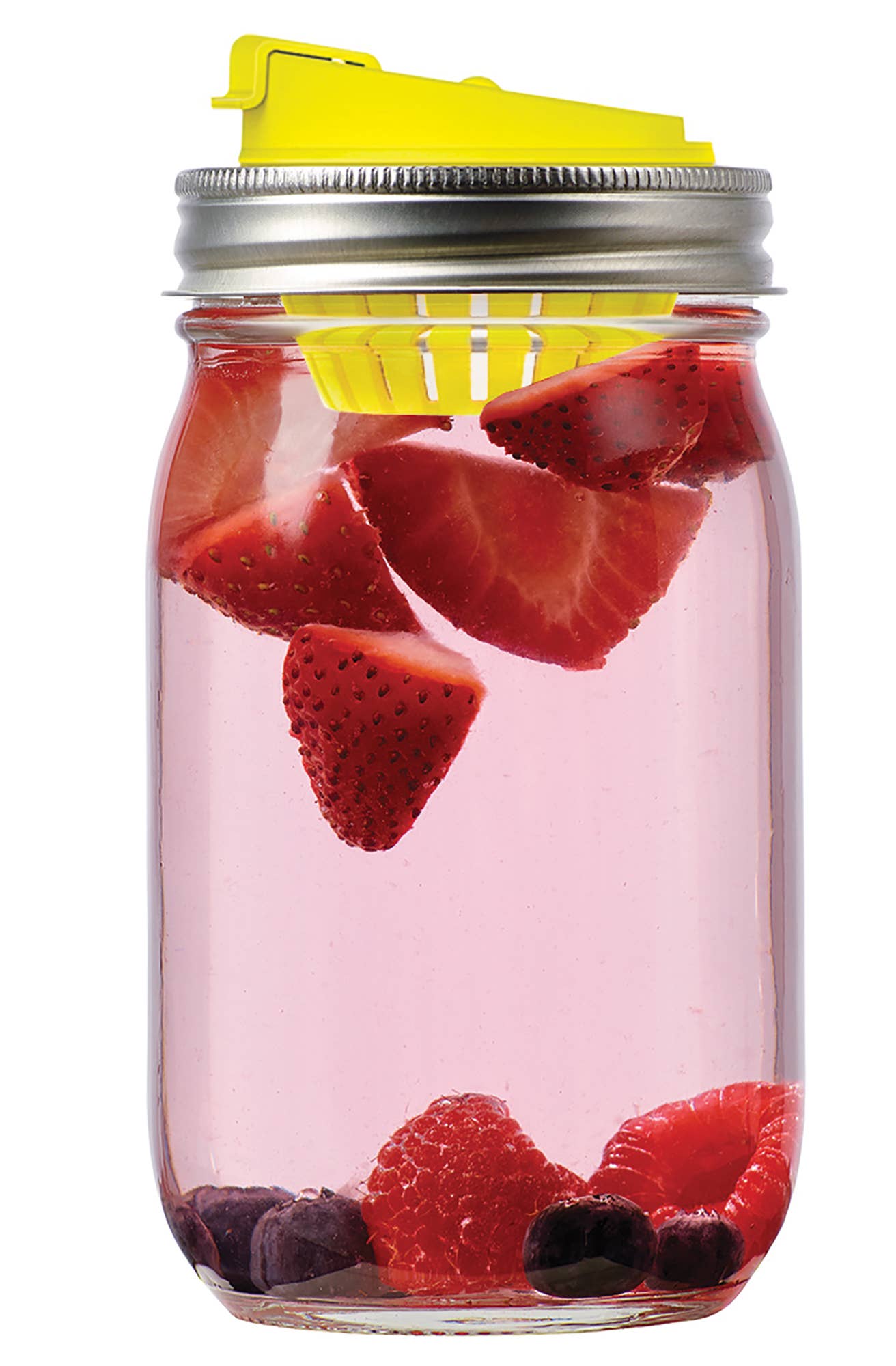 Fox Run Brands - Jarware Fruit Infusion Drink Lid for Regular Mouth Mason Jar