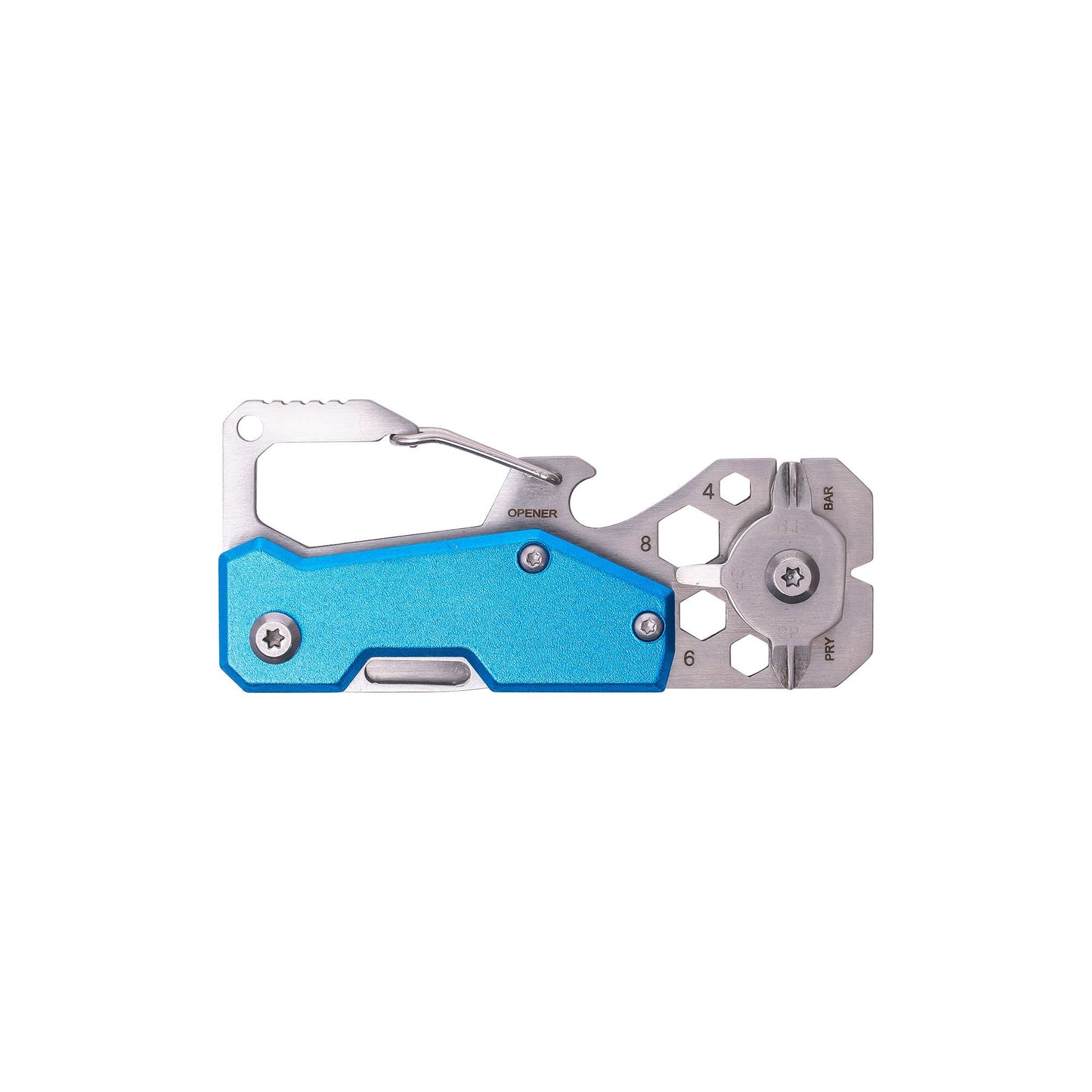 Stainless Multi-Tool Carabiner | Clip-On EDC Gear Tool
