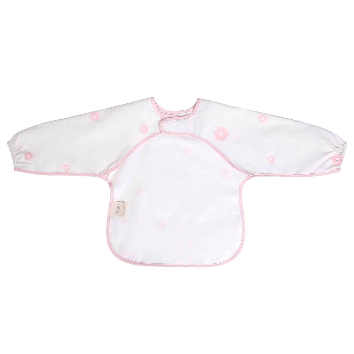 Ali+Oli - Smock Bib for Baby & Toddler Long Sleeve (Pink Flowers)
