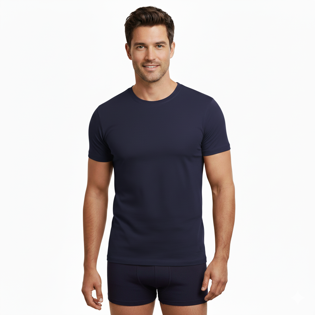 Bambooven - Men's Bamboo Crew Neck Undershirts (3-Pack)