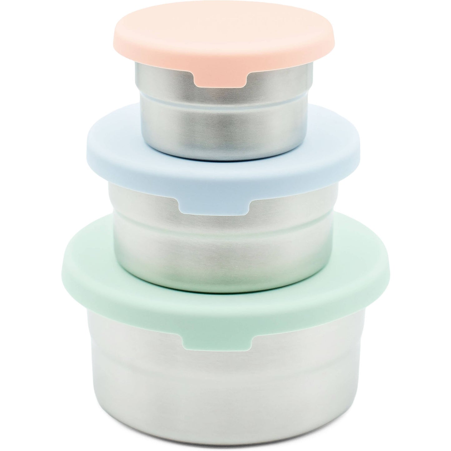 WeeSprout - Stainless Steel Nesting Storage Containers – Set of 3