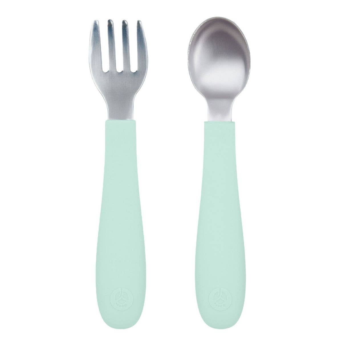 WeeSprout - Stainless Steel Toddler Fork & Spoon Set – 2 Piece