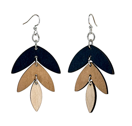 Green Tree Jewelry - Three Piece Earrings #1773
