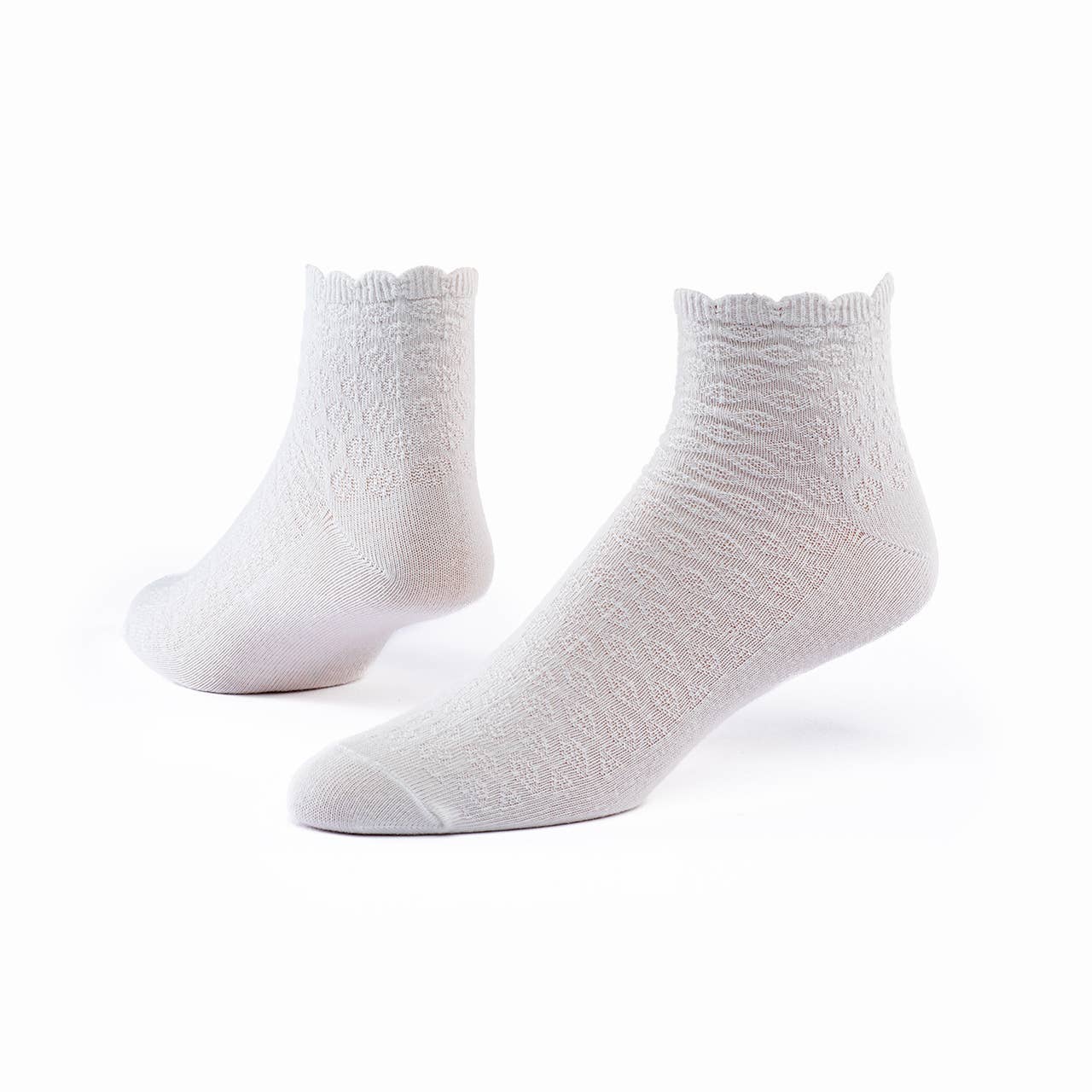 Maggie's Organics - Organic Cotton Socks - Scallop Quarter