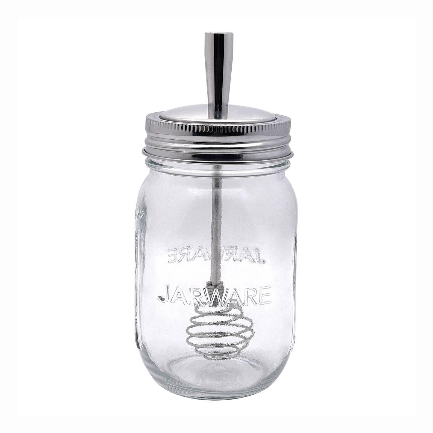 Fox Run Brands - Jarware Mason Jar and Honey Dipper Lid