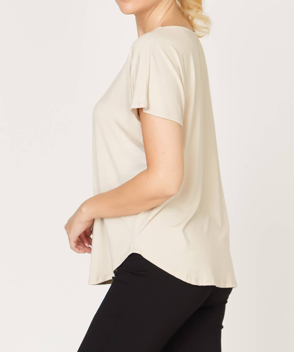 Studio Ko Clothing - BAMBOO CASUAL DOLMAN SLEEVE TOP