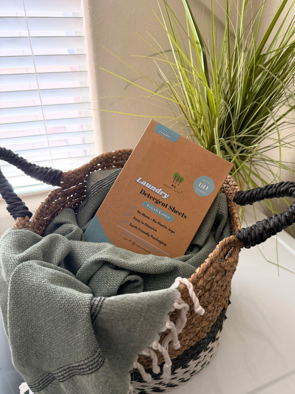 Laundry Detergent Sheets: 60 Loads - Fresh Linen