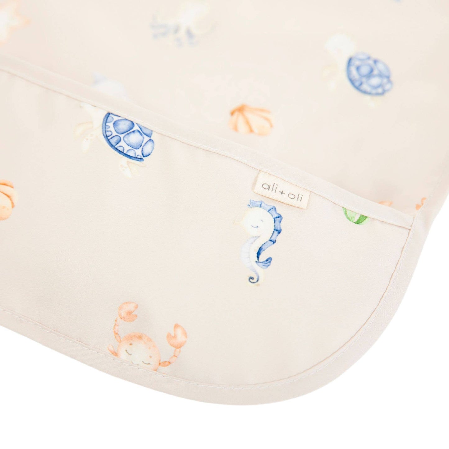 Ali+Oli - Smock Bib for Baby & Toddler Long Sleeve (Undersea)